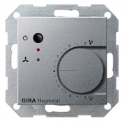 Гигростат электронный Gira System 55 алюминий