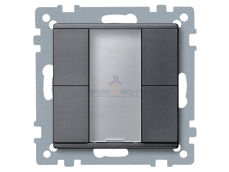 SM,2 КН. ВЫКЛ PLUS, АНТРАЦИТ