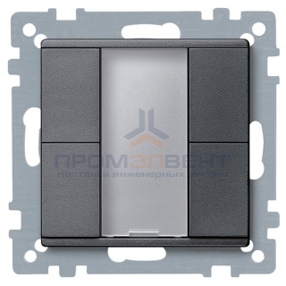 SM,2 КН. ВЫКЛ PLUS, АНТРАЦИТ