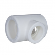 Тройник переходной KALDE - 75 x 63 x 75 (для полипропиленовых труб под пайку, цвет белый)