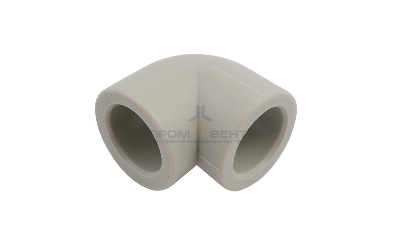 Отвод 90° FV-Plast - 32 (для полипропиленовых труб под пайку, цвет серый)