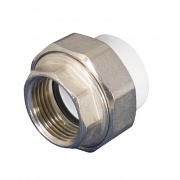 Переход на внутреннюю резьбу разъемный KALDE ECO - 32 x 1" (для полипропиленовых труб, цвет белый)