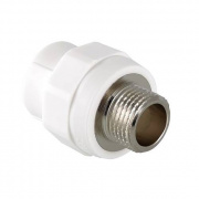 Переход на наружную резьбу VALTEC VTp.701 - 32 x 1" (для полипропиленовых труб, цвет белый)