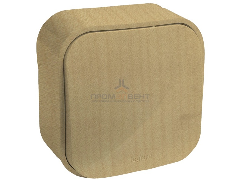 Выключатель Legrand Quteo дерево [уп 20шт]