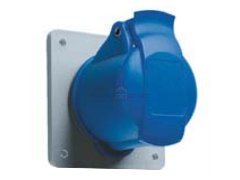 Розетка встраиваемая прямая ABB 216 RU6 IP44 16A 2P+E