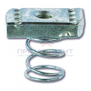 Гайка для подвешивания профиля (с удлиненной пружиной) М6х40