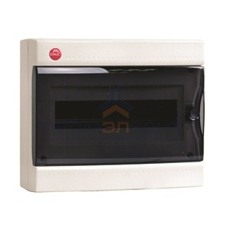 Щиток настен. с дверцей 12мод., IP41, белый, с усил. клеммн.блоком в компл. 1х87312