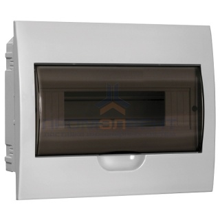 Бокс ЩРВ-П-12 на 12 модулей встраиваемый пластиковый с прозрачной дверкой IP40 ИЭК